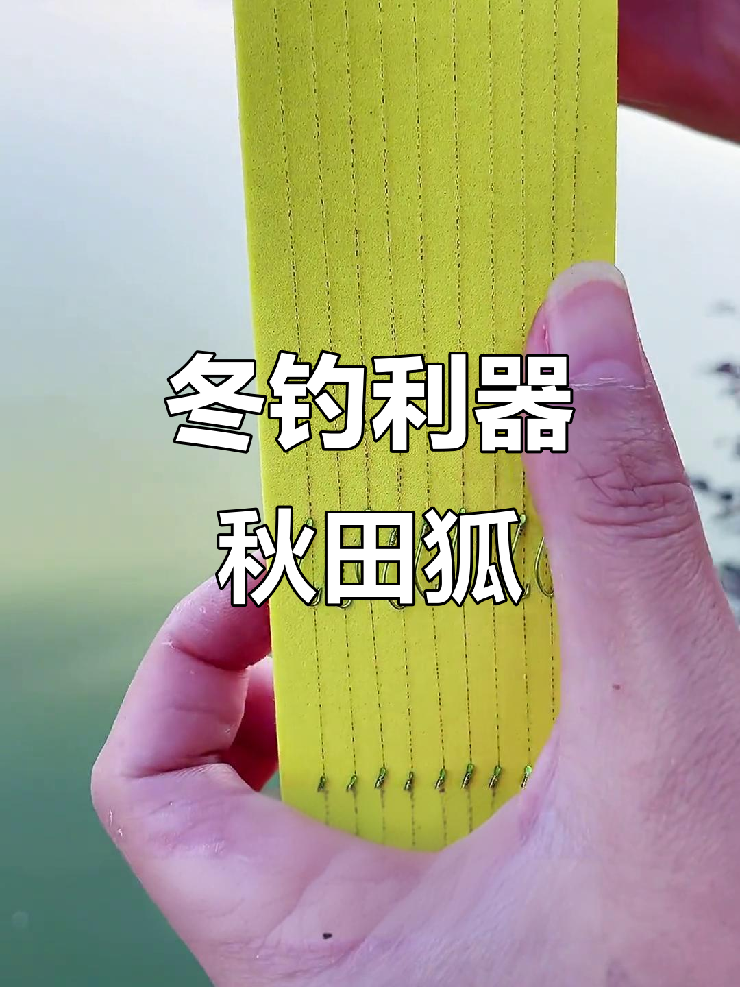 冬季钓鱼必备!秋田湖鱼钩与短子线完美搭配,轻松捕获小鱼