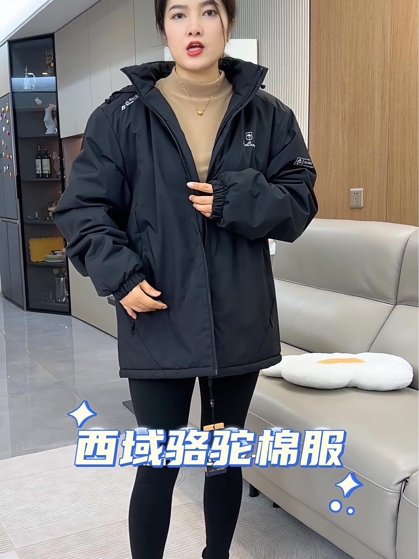 这在专柜没有大几百真买不来,品牌的质量细节做工特别好,冬天就得穿这种才暖和 加绒保暖