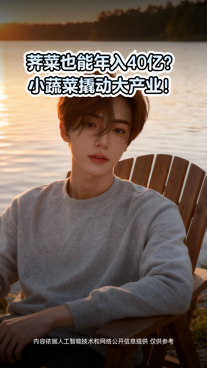 荠菜也能年入40亿?小蔬菜撬动大产业!