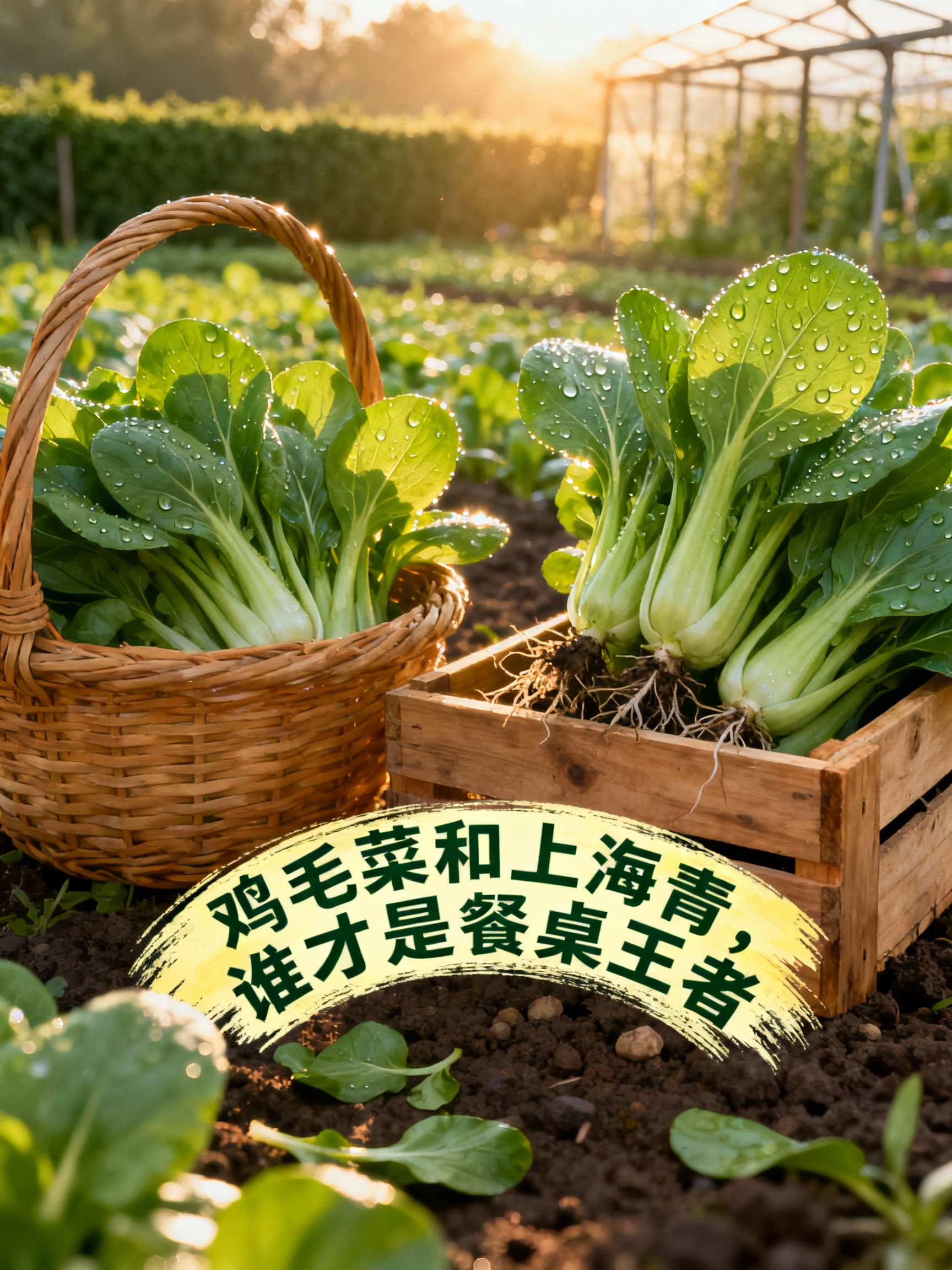 鸡毛菜和上海青，谁才是餐桌王者