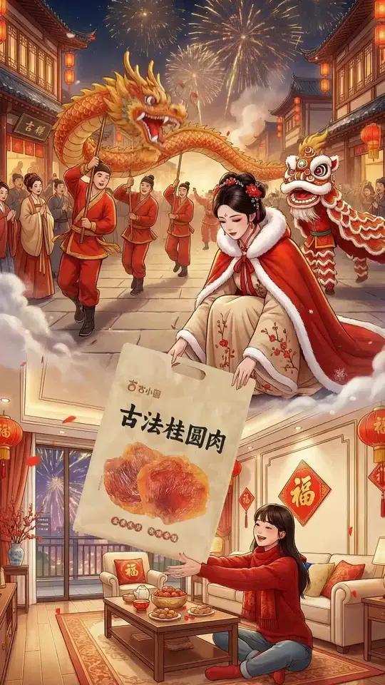 古法烘焙龙眼肉,天然无硫,泡水即享福建地道风味!冬天吃啥都没胃口?试试这干货!口感软糯香甜
