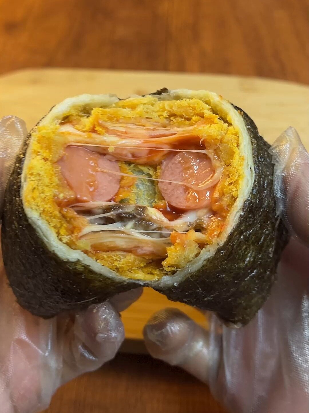 学做网红美食,海苔肉松卷,没想到这结果!
