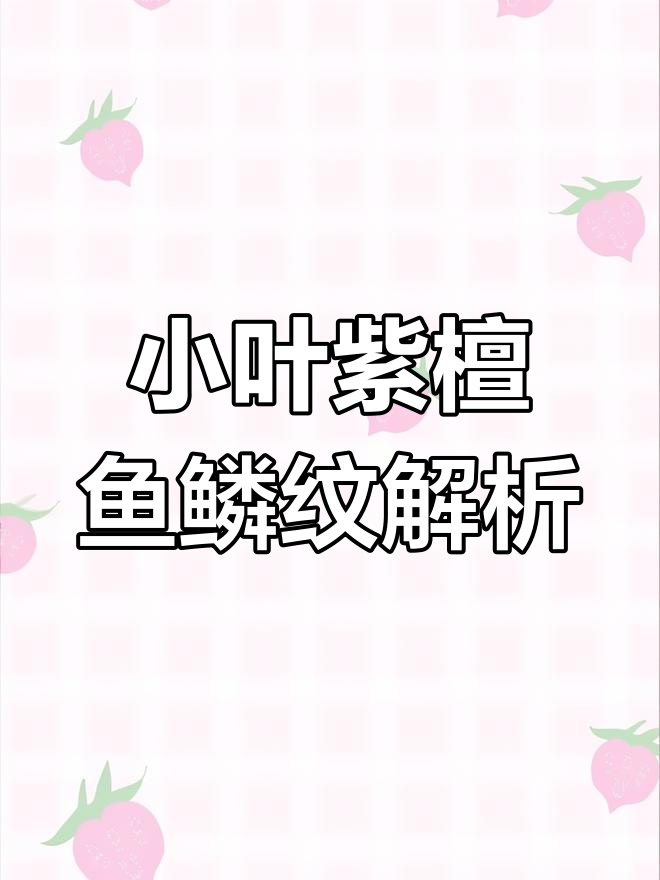 鱼鳞纹与龙鳞纹的区别:紫檀油性与纹理的完美结合
