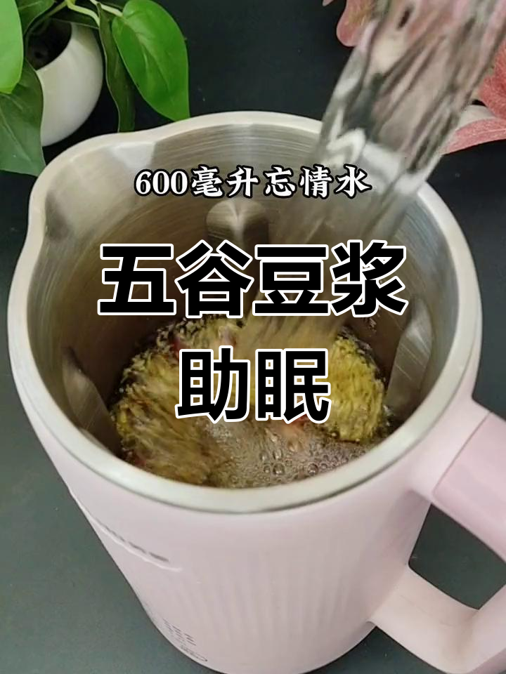 每天一碗五谷豆浆,助你睡个好觉