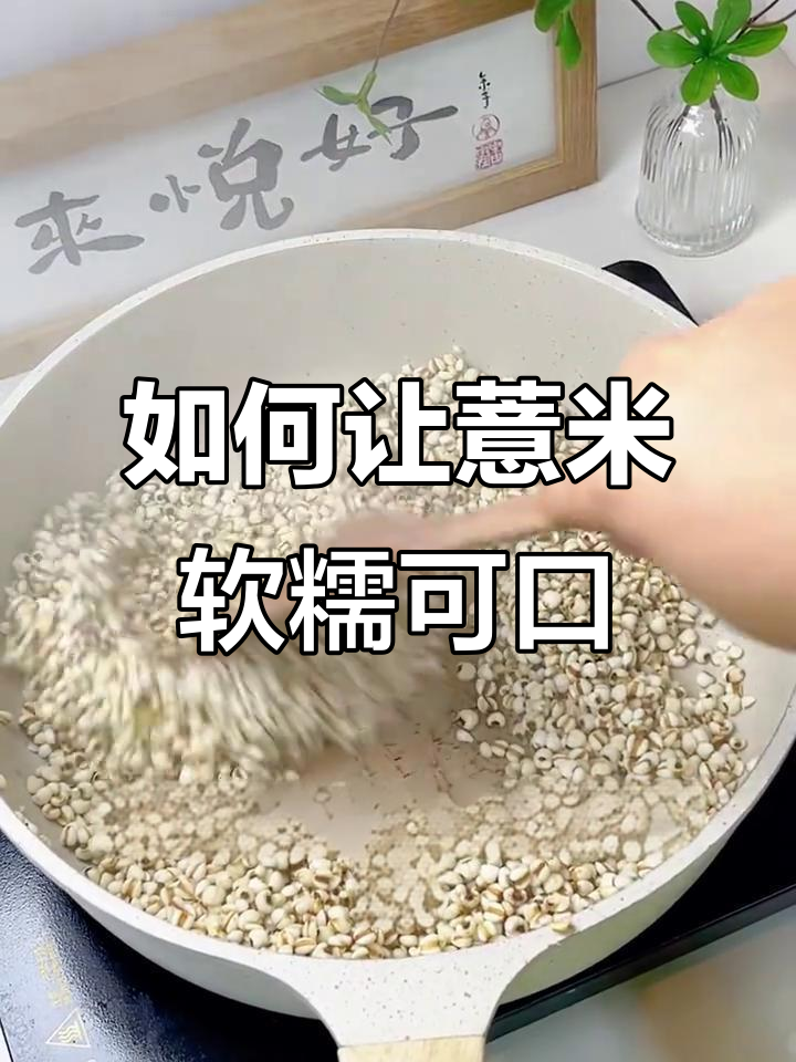 煮薏米不发硬,教你正确做法!