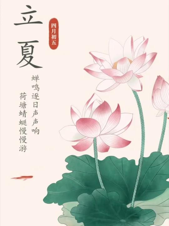 有关立夏的诗句：1、日长睡起无情思，闲看儿童捉柳花。——杨万里《闲居初夏午睡起》2、荷风送