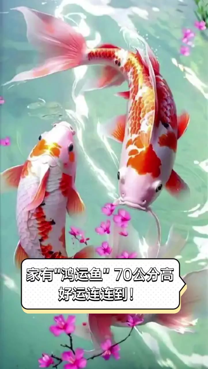 家有“鸿运鱼”,70公分高,好运连连到!