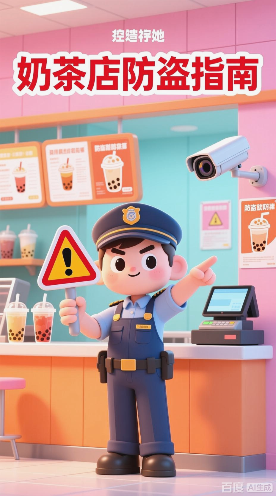 奶茶店防盗全攻略动画版