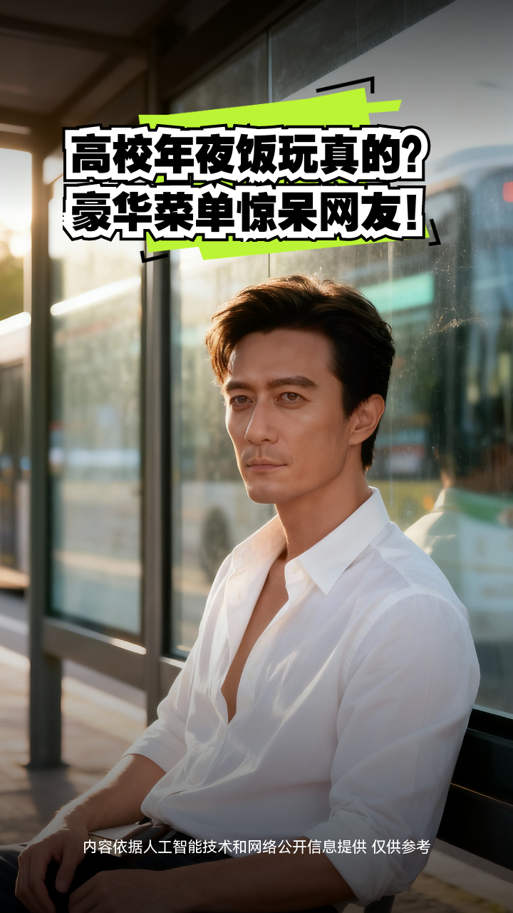 高校年夜饭玩真的？豪华菜单惊呆网友！
