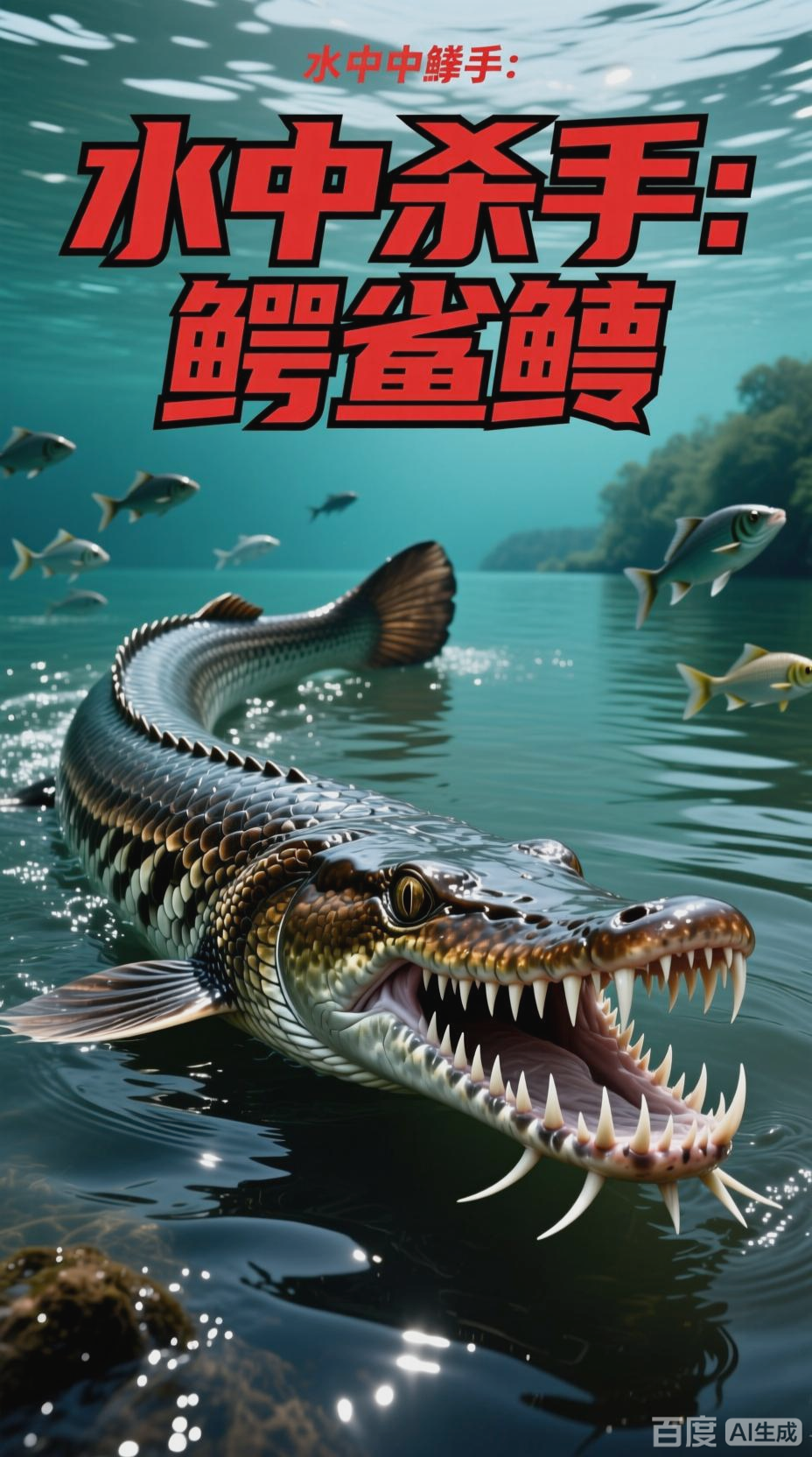 鳄雀鳝:神秘的水中杀手