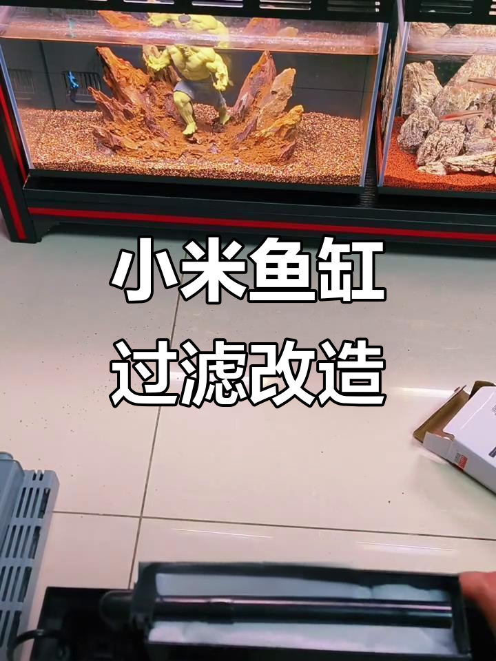 小米鱼缸过滤升级实测，滴流盒效果惊艳