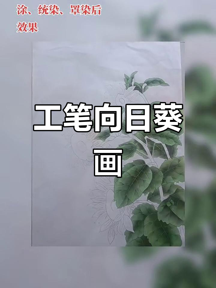 精致工笔画:向日葵的魅力与细节