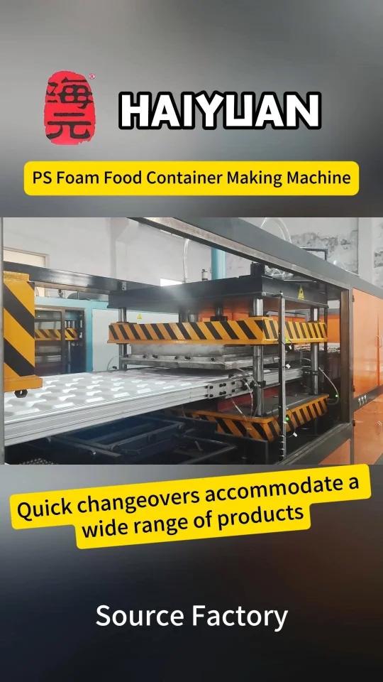 disposable foam plates making machine . food 