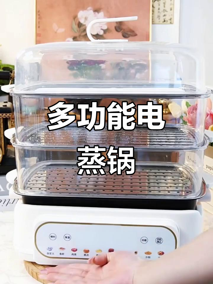奥克斯电蒸锅:火锅、烤鱼都能轻松搞定,四层设计让厨房更高效
