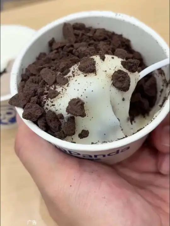 茶百道奥利奥麻薯碗糯叽叽的,好好吃!