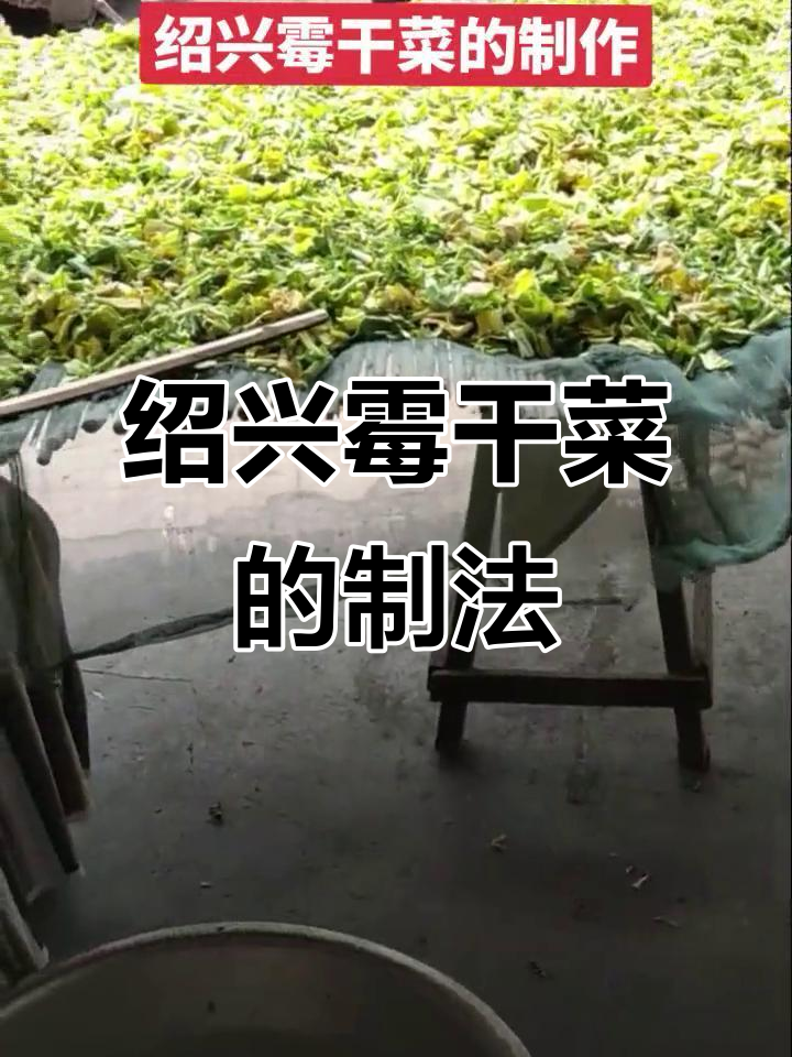 绍兴霉干菜制作全流程揭秘,传统工艺大公开