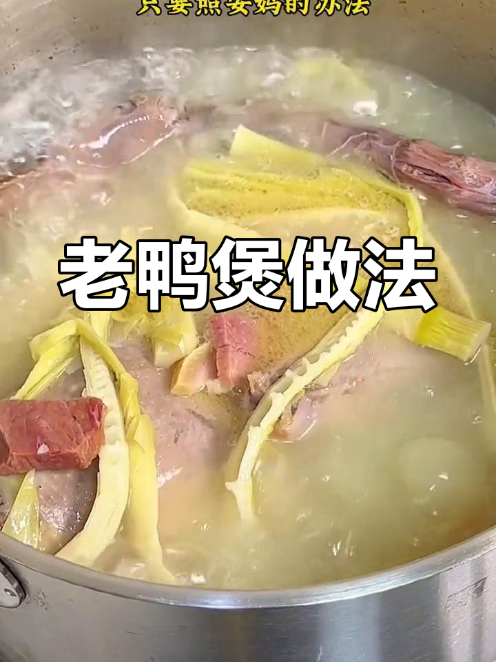 轻松做出鲜香老鸭煲,去除腥味
