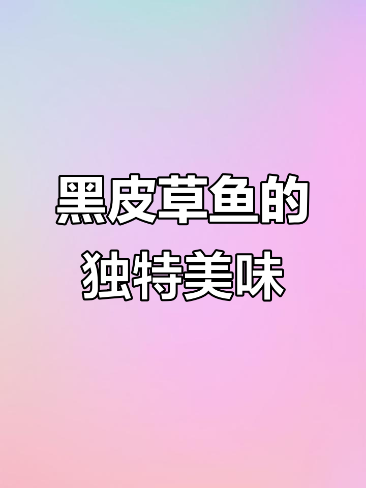 淮河岸边的黑皮草鱼,口感鲜美,试试螺蛳粉