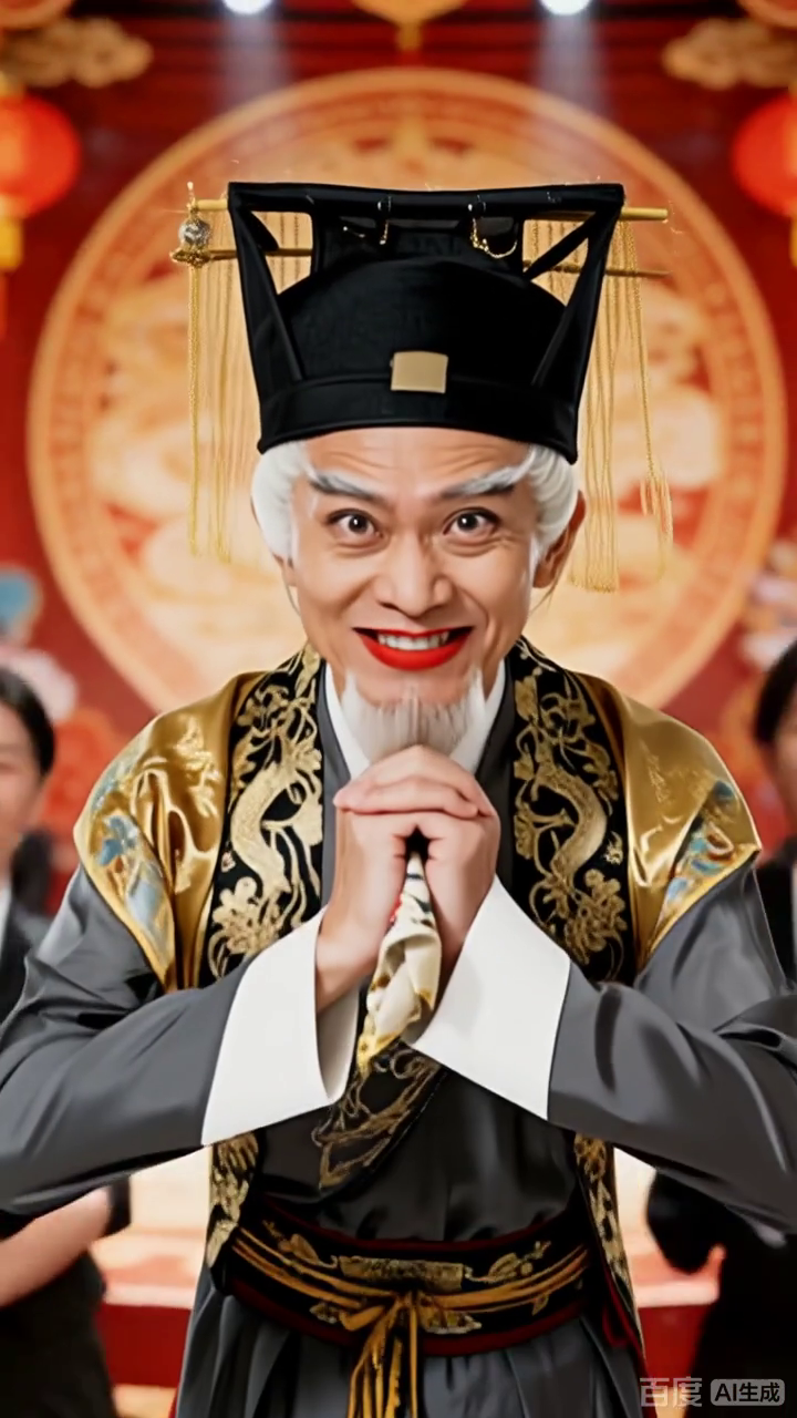 古装大叔笑出表情包