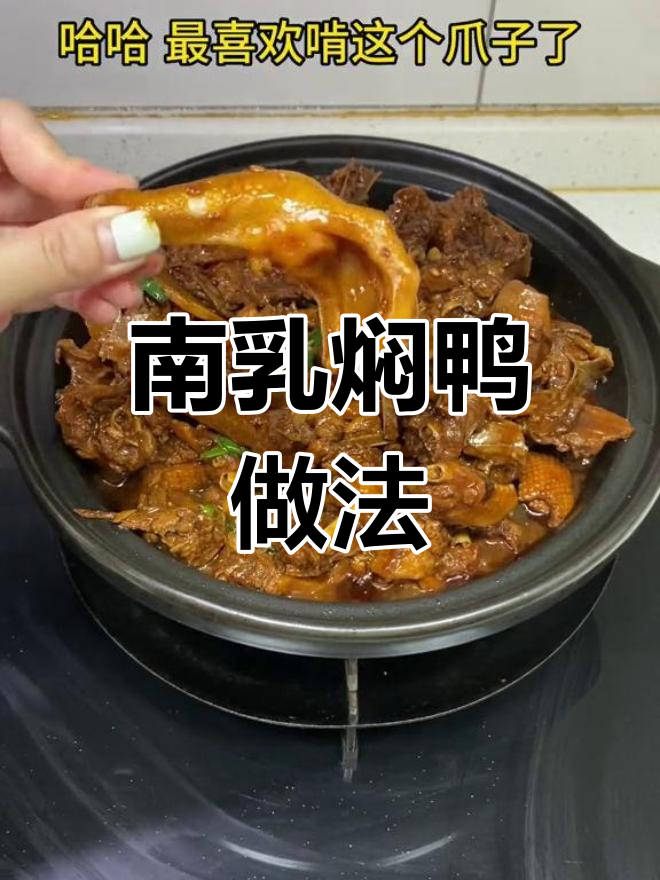 客家南乳焖鸭,香气扑鼻,简单易学