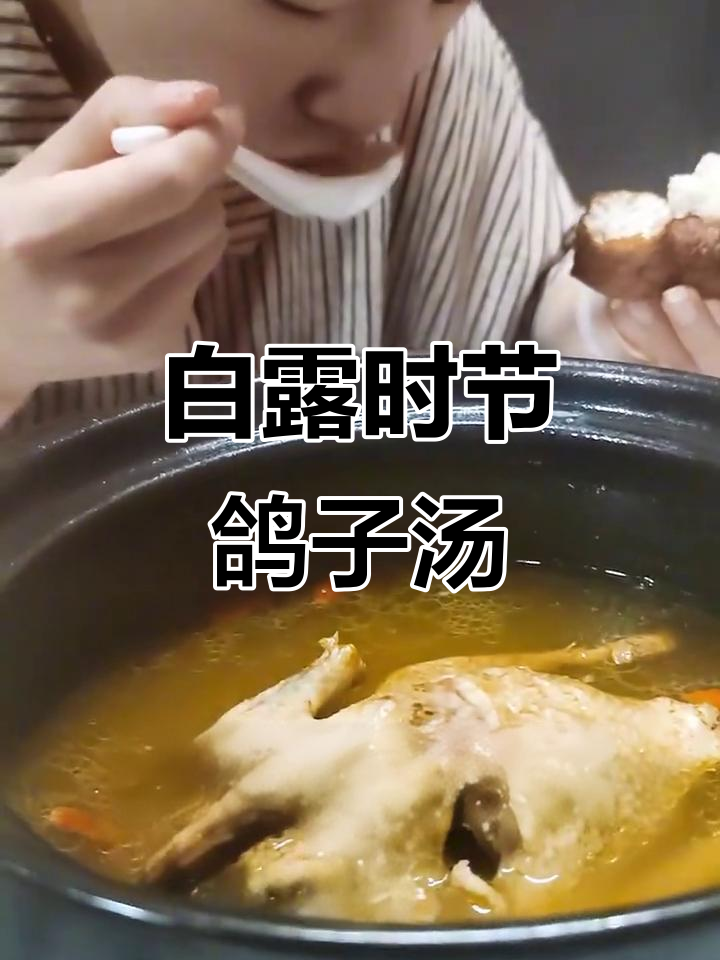 秋天的第一碗鸽子汤,滋补养生砂锅炖法