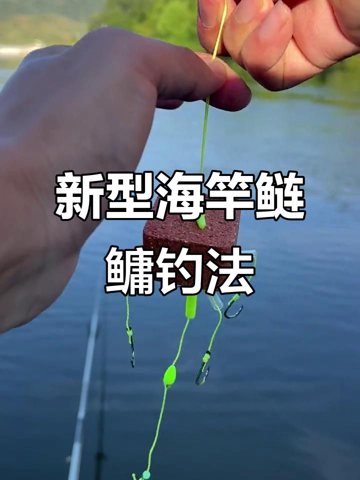 海竿鲢鳙新钓法,方块料翻板钩轻松上手