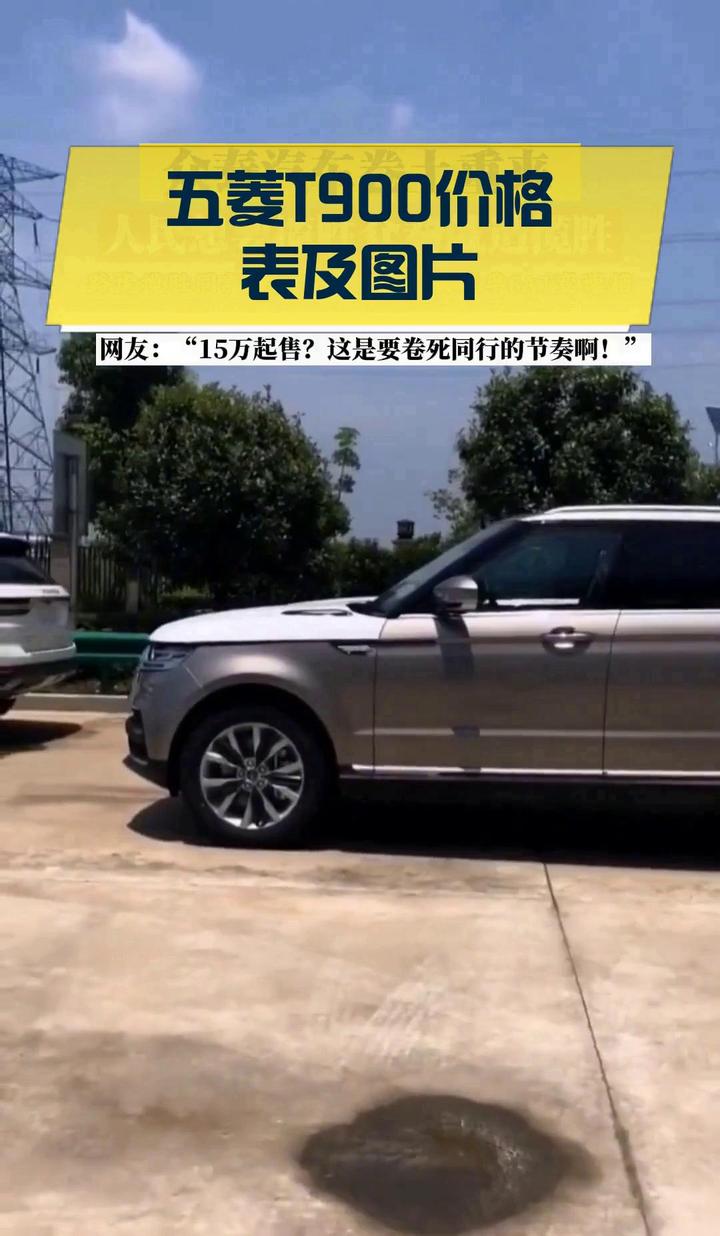 五菱T900价格表及图片