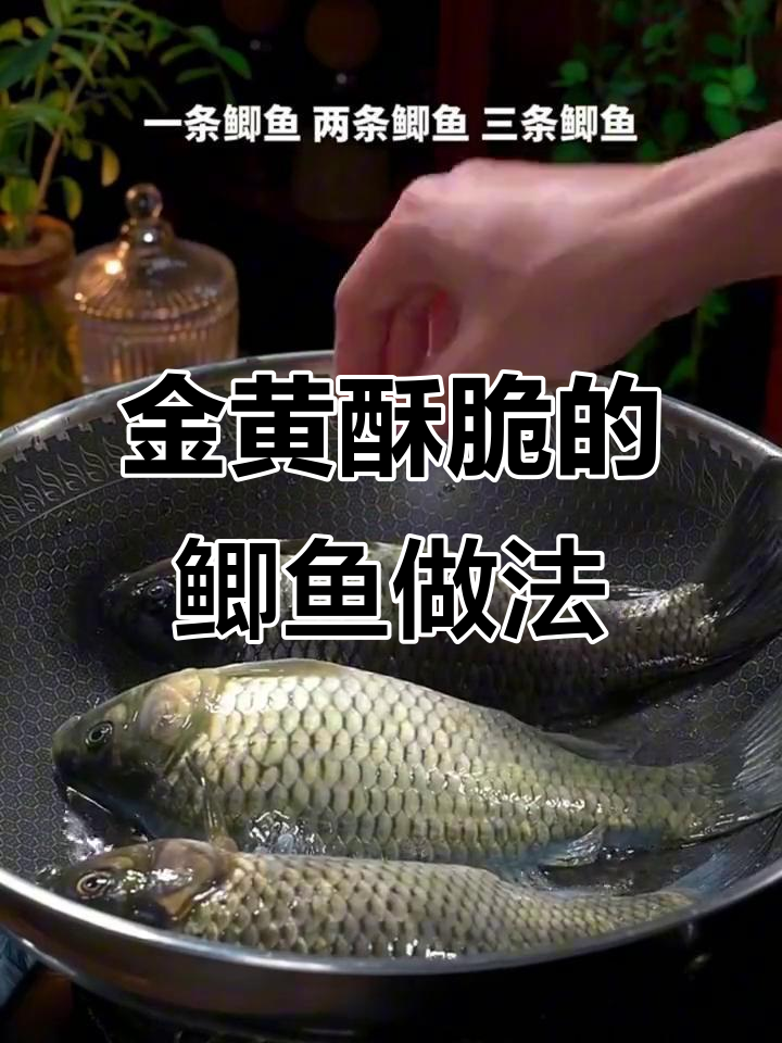 鲫鱼新做法，酥脆金黄，汤汁浓白鲜美