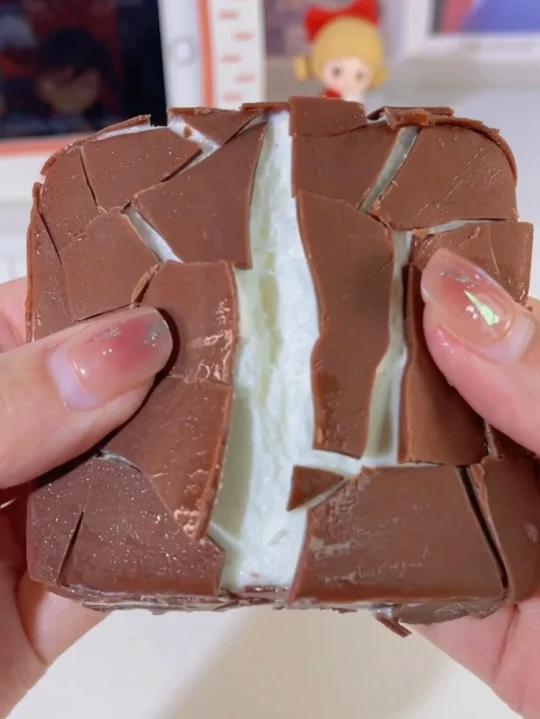 网红冰淇淋合集巧克力脆皮冰淇淋天花板