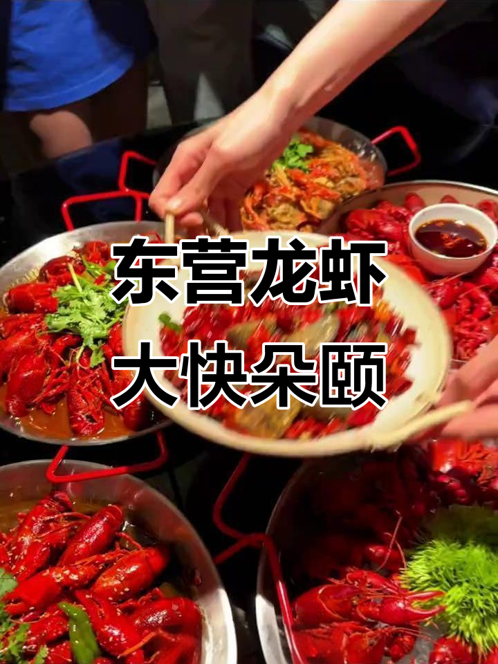 东营公园小龙虾盛宴，蒜香、冰嘴多种口味让你停不下来