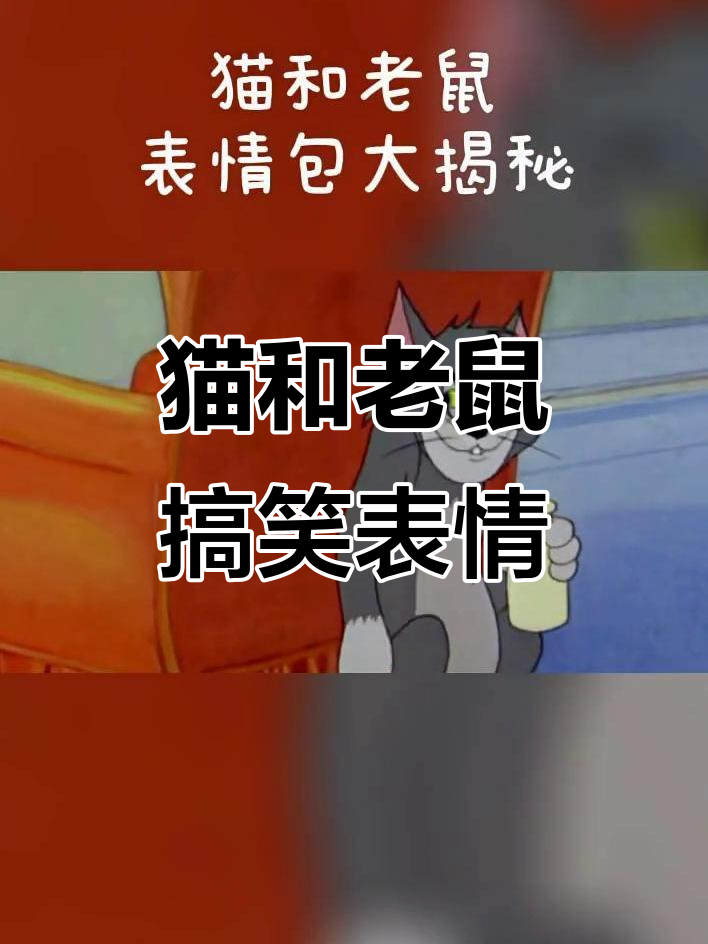 猫和老鼠表情包大赏,笑到不行!