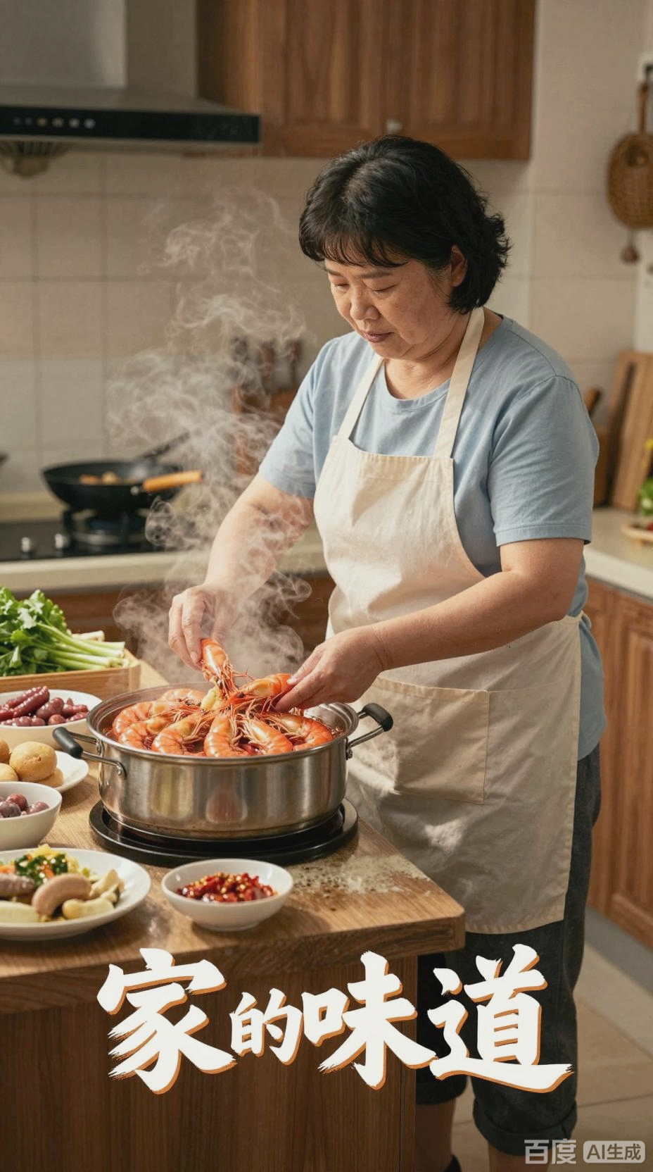 湛江家庭丰盛晚餐，原汁原味的美味