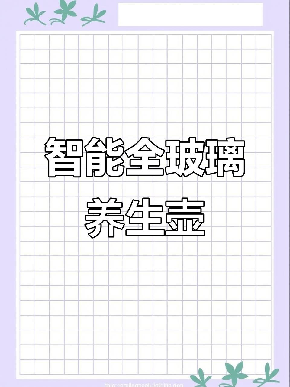 全玻璃养生壶,煮炖功能一应俱全