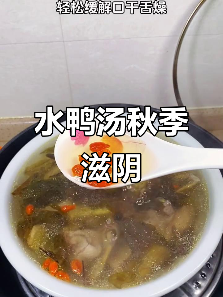秋天干燥,水鸭汤润燥又滋补,家人喝了嗓子舒服不少!
