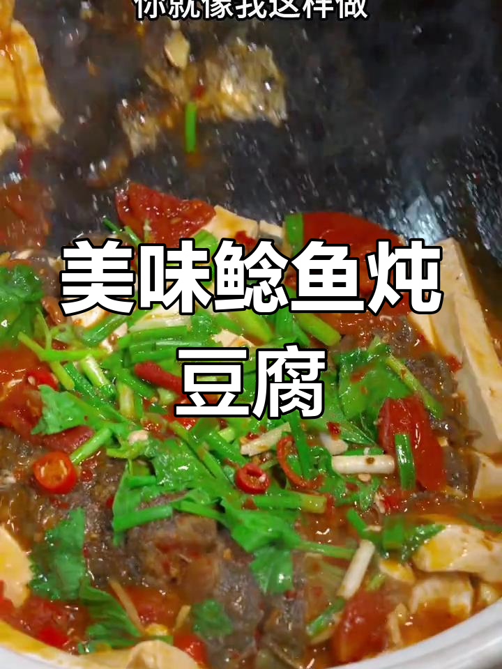 鲶鱼烧豆腐,汤鲜味美,轻松学会