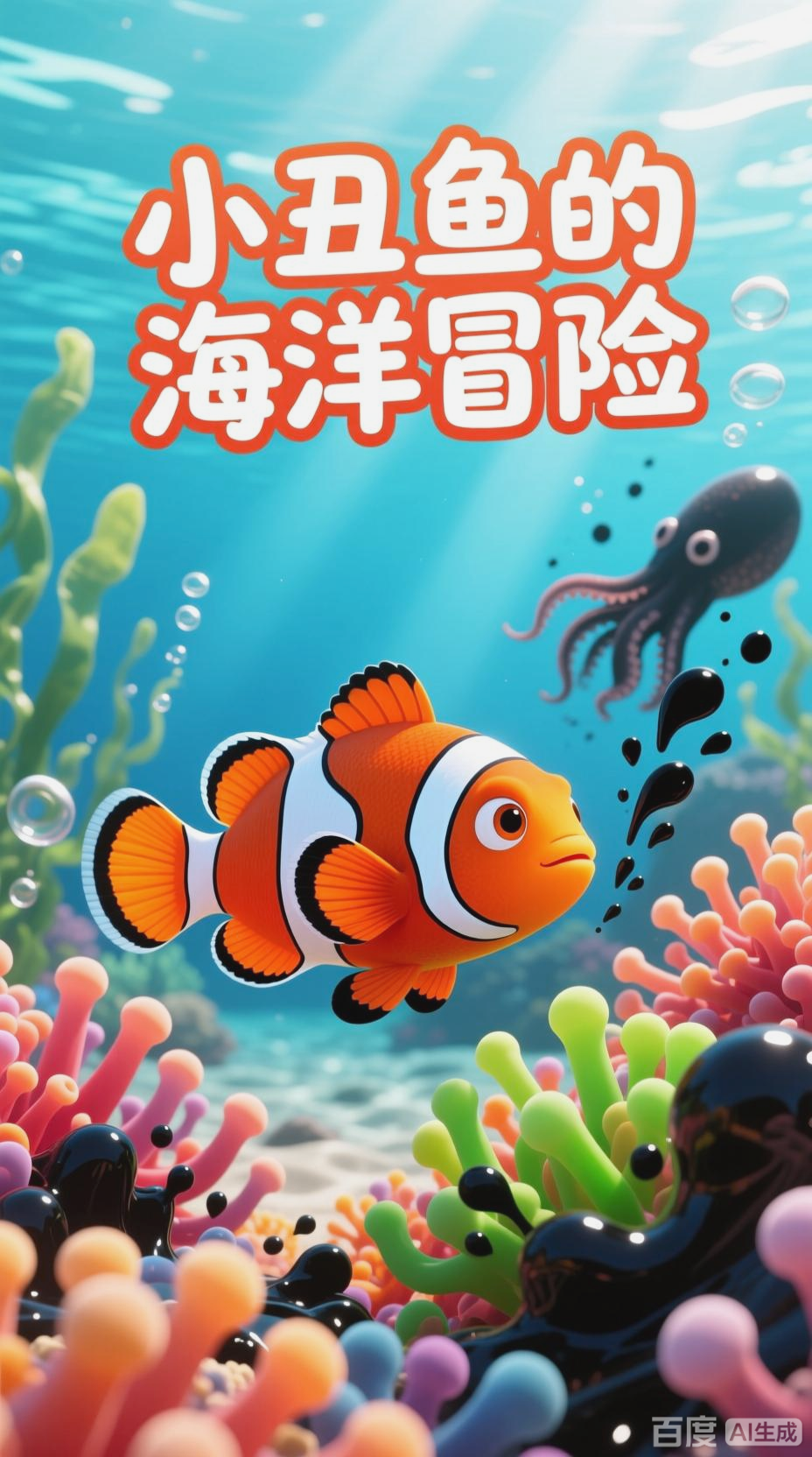 小丑鱼与乌贼的奇妙海洋故事
