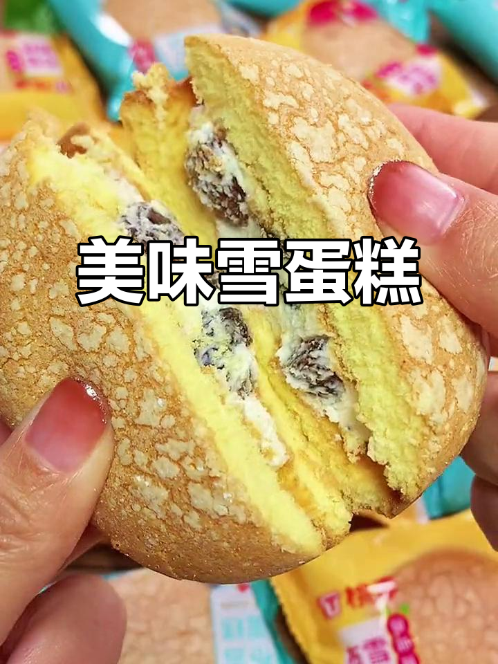 桃李雪蛋糕,酸甜可口,入口即化,超赞!