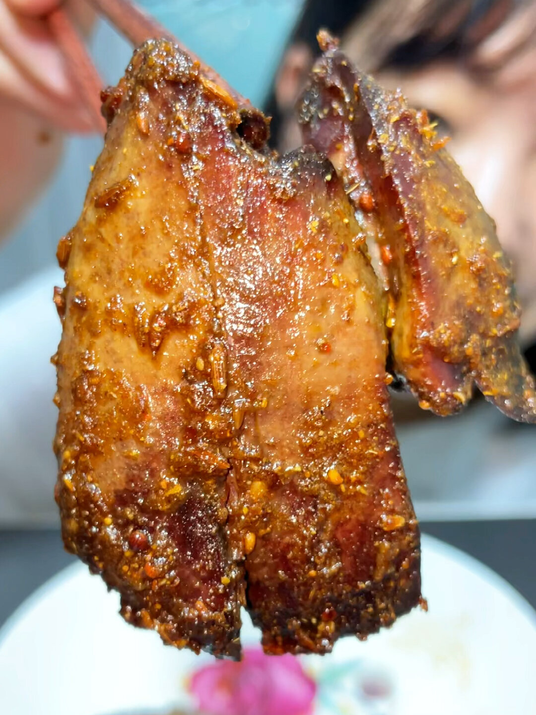 空气炸锅里的烤鹅肝