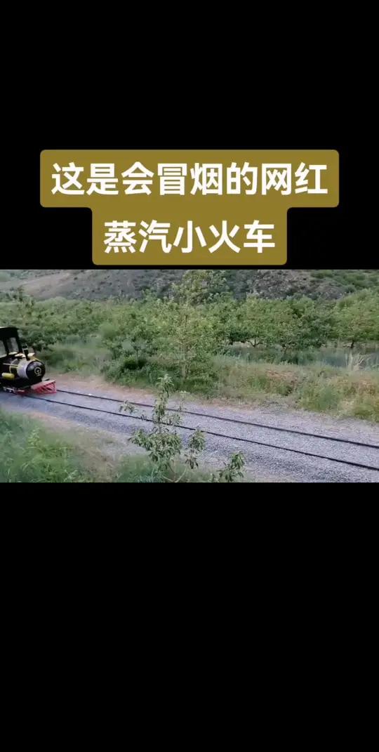景区里面会冒烟的网红蒸汽小火车,在600mm宽的轨道上行驶,是当之无愧的户外观光引流神器