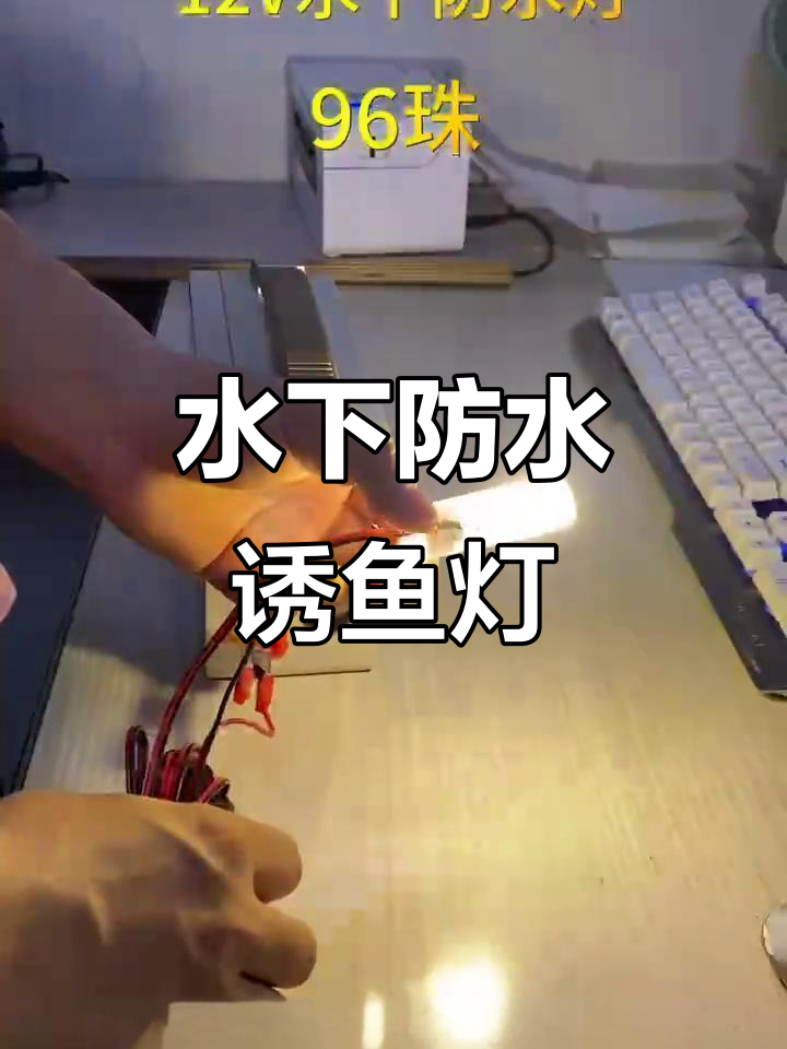 12V水下诱鱼灯,LED潜水抄网必备
