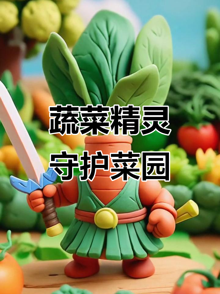 蔬菜精灵联手抗敌,保卫家园大作战