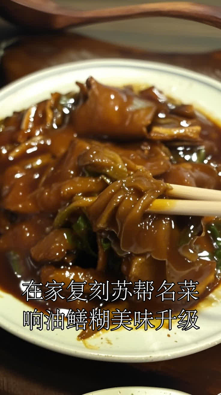 在家复刻苏帮名菜响油鳝糊美味升级