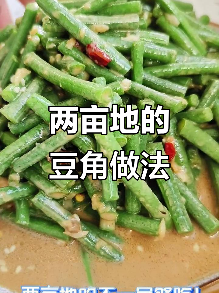山东妈妈种豆角,两亩地不够吃!教你做爽口拌菜