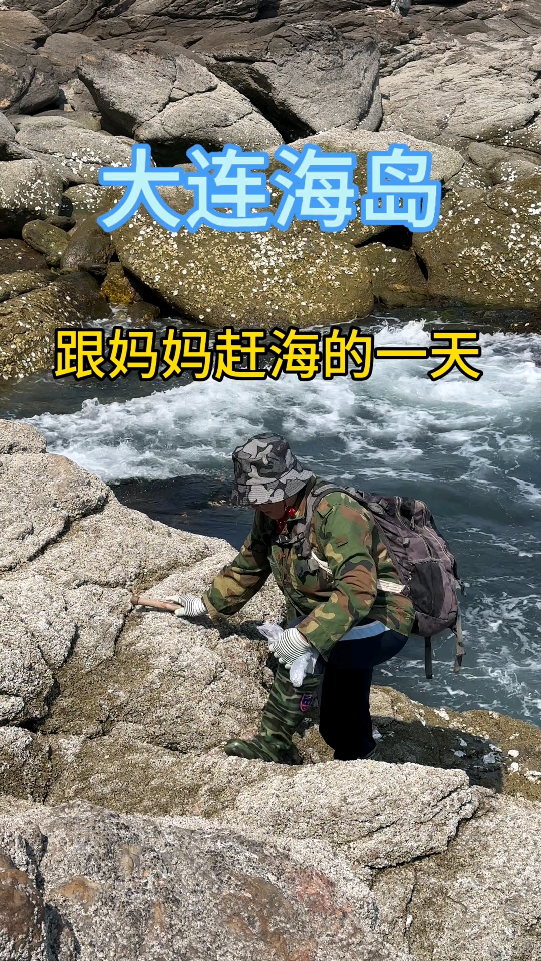 妈妈给我包海麻线包子，老好吃了