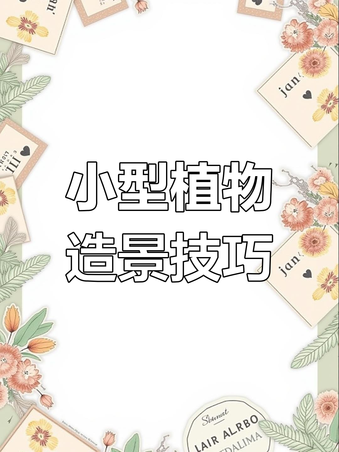 植物微景观设计:打造个性化小生态
