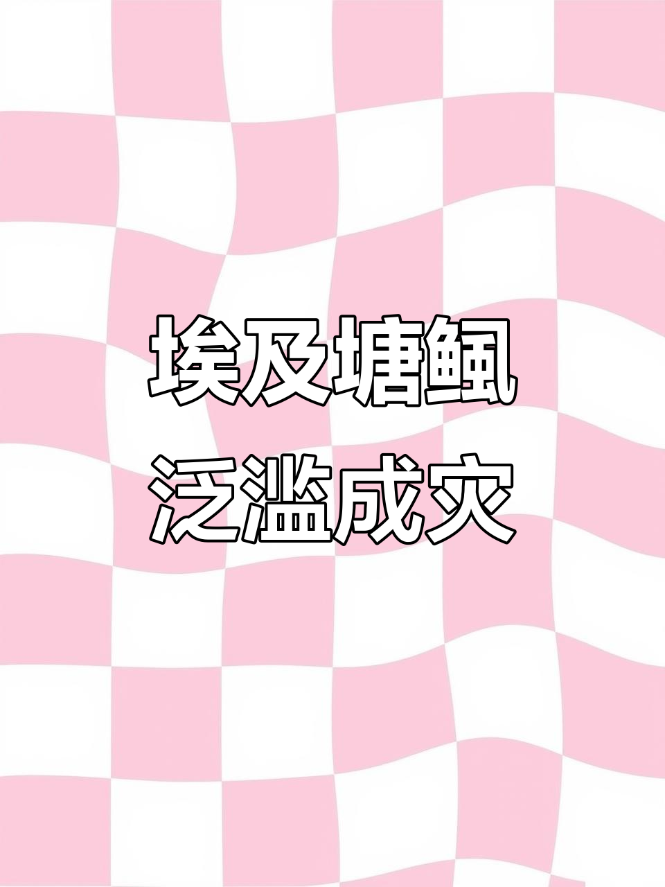 埃及塘鲺入侵珠江40年,为何成灾却无人敢吃?