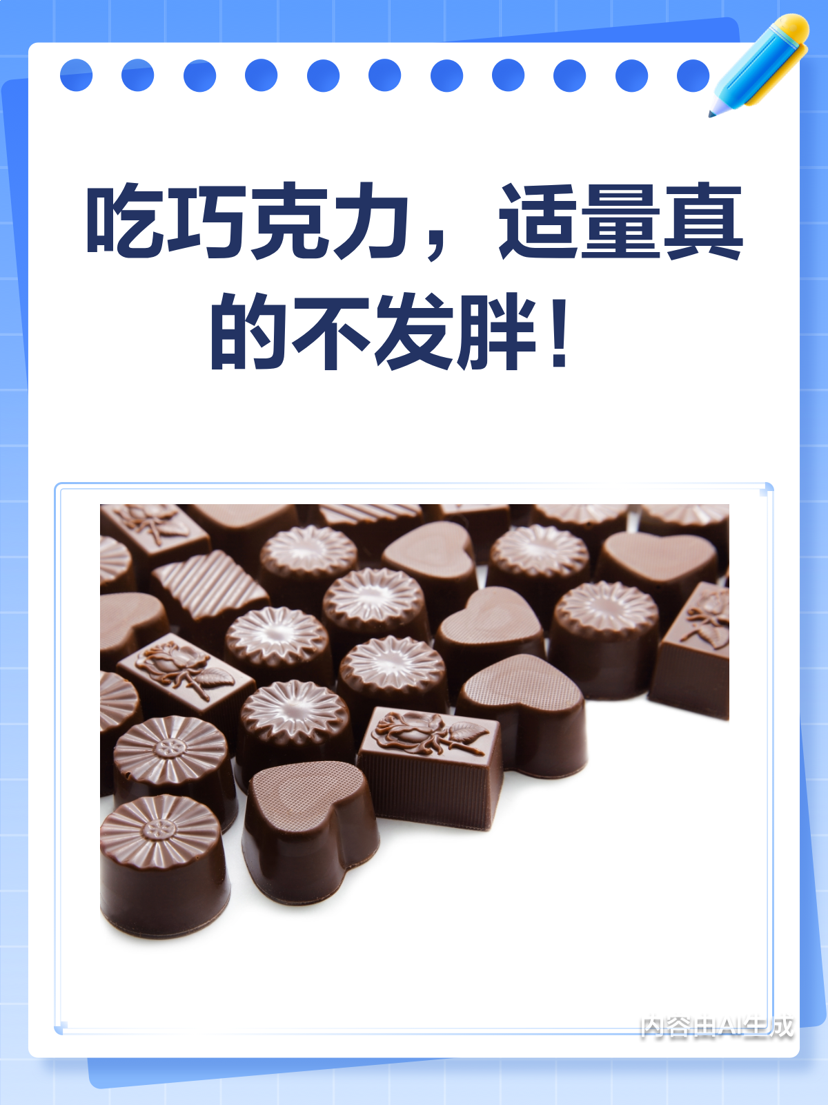 吃巧克力一定发胖?其实适量很关键!