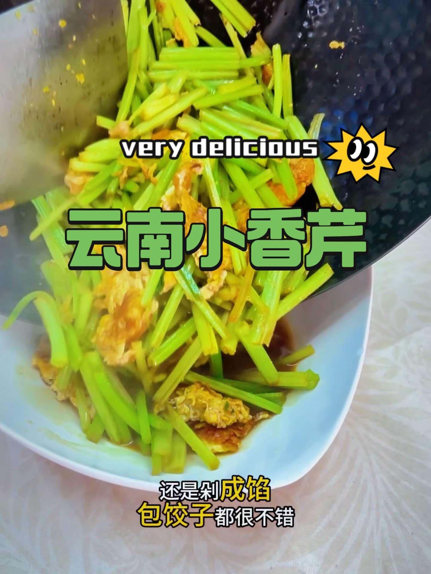 云南小香芹芹菜 皮厨大叔美食