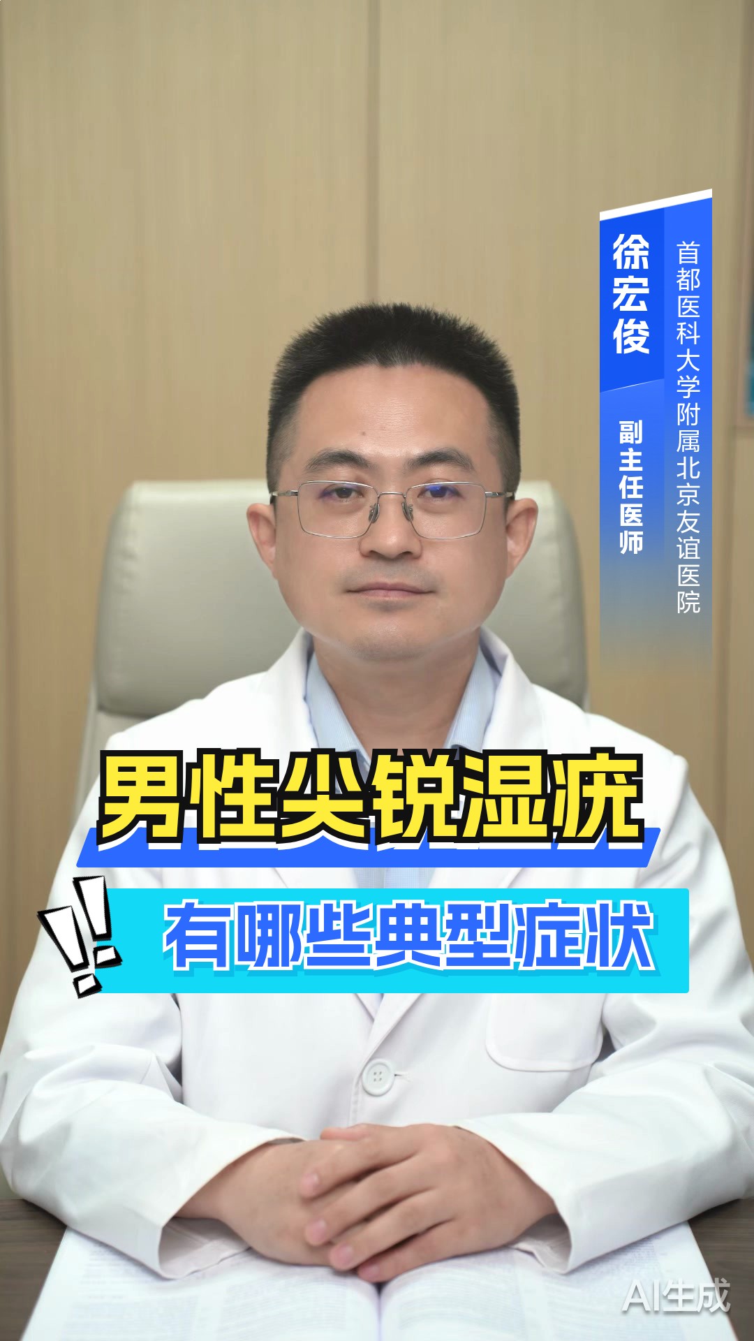 男性湿锐疣的症状