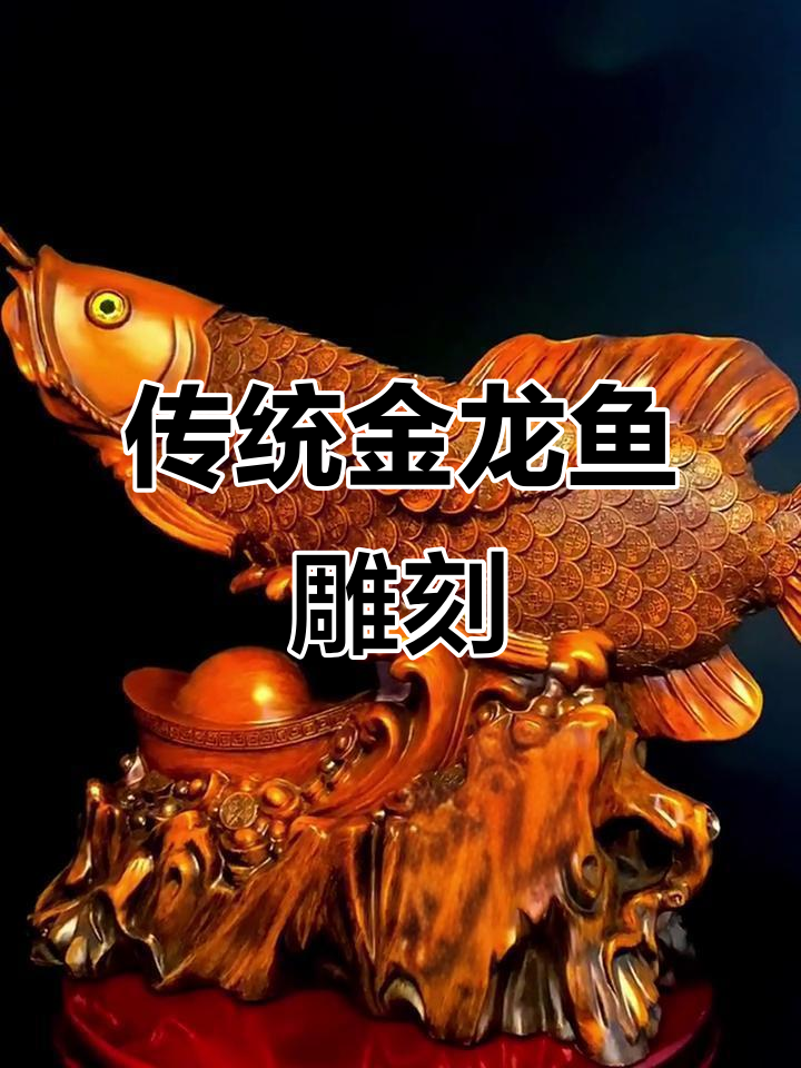 金龙鱼木雕工艺，匠心传承与文化之美